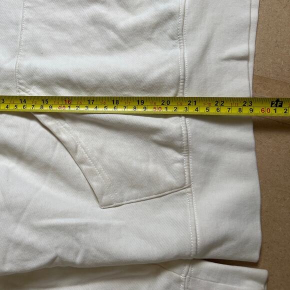 WeWoreWhat White Women Basic Hoodie Size Large - Picture 5 of 7